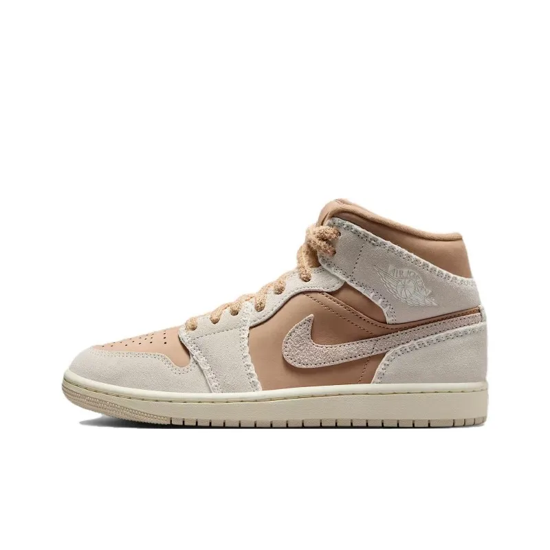Nike Air Jordan 1 Mid Cushioned Support Fashionable Comfortable Retro Multi-Functional Basketball Shoes Unisex StyleHV4269-200