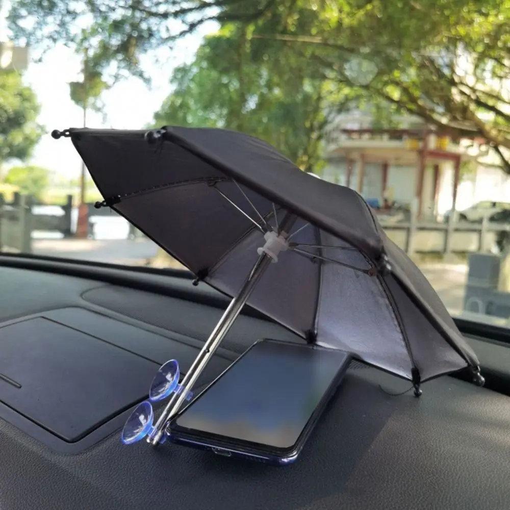 

С зажимом, держатель для зонта для телефона, защита от солнца, антибликовый солнцезащитный козырек, зонтик для телефона, универсальный, устойчивый к дождю