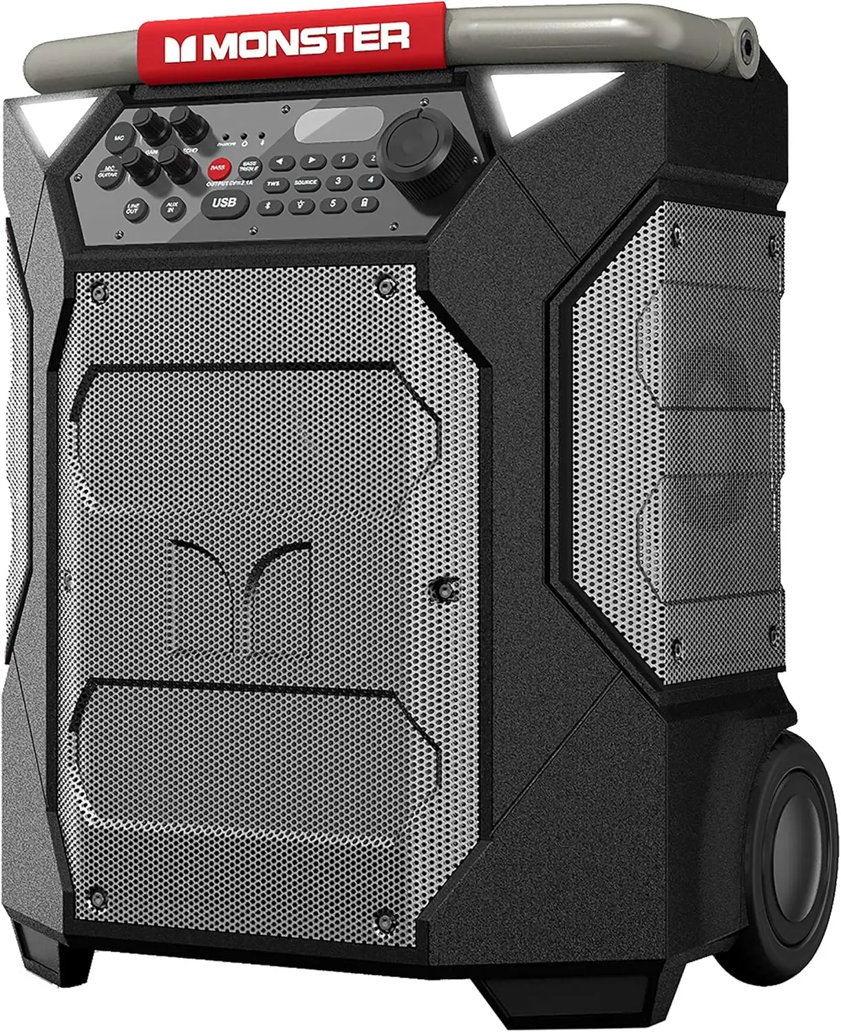 

Rockin’ Roller 270 Indoor/Outdoor Portable Bluetooth Speaker | up to 200W of 270 Degree Sound & up to 100 Hours of Playtime