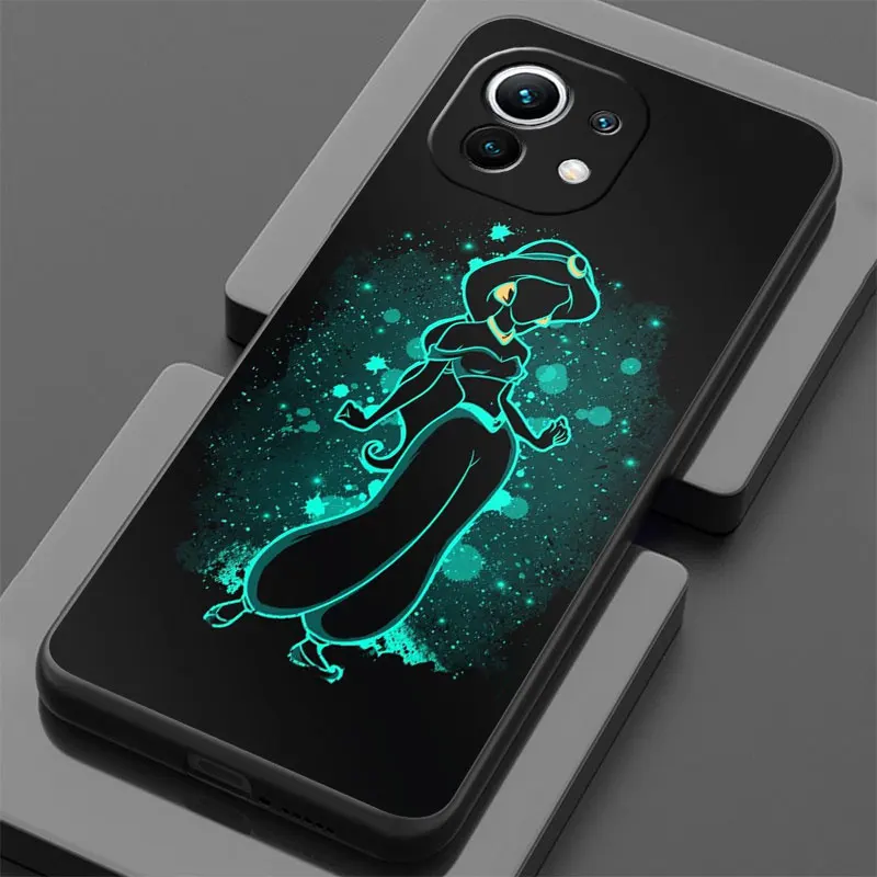 Coque de téléphone souple noire Elsa Ariel princesse Disney, pour Xiaomi Mi Poco X3 NFC 11 Lite 11T Pro X4 10T 12 9T M3 F1 C40 X5 M5