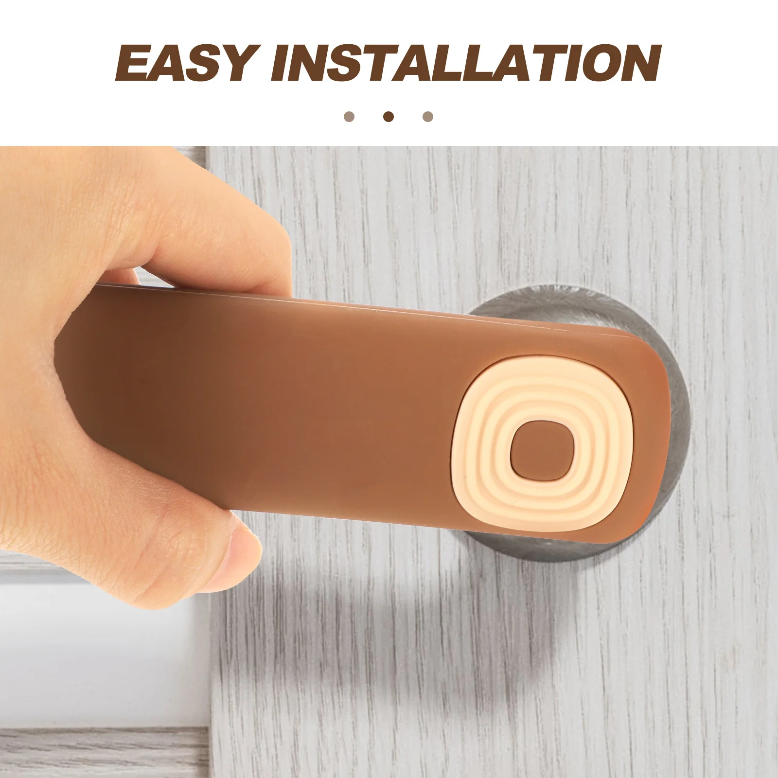 

Silicone Door Handle Cover Protective Sleeve Elastic Soft Baby Room Handle Glove Anti-Collision Protector Door Protector