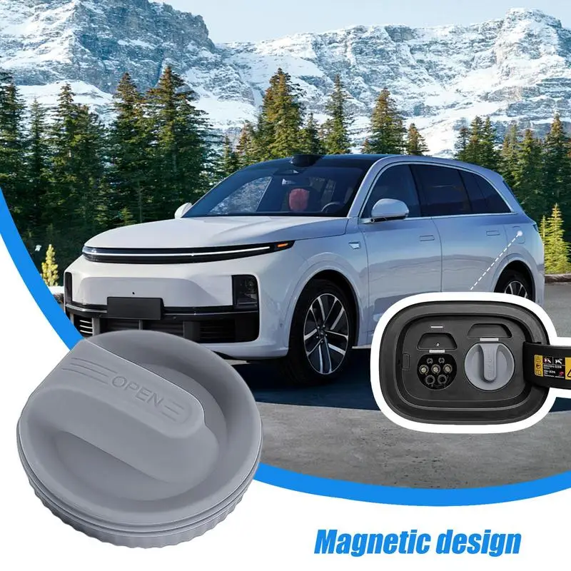 Charging Port Lid Magnetic Silicone Charging Port Covers Charging Equipment Waterproof Electric Vehicle Charging Accessories For