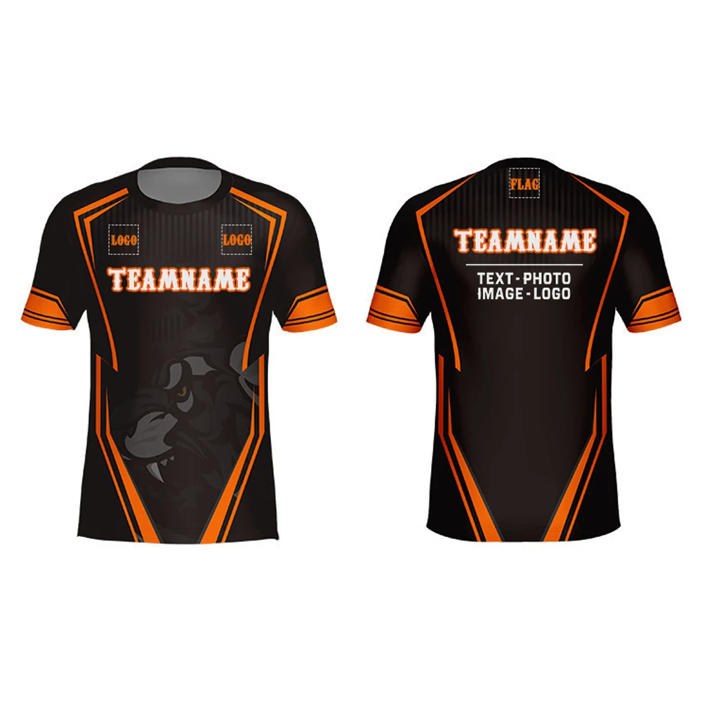 

Esports Jersey Uniform Team Kit Printing Design Tracksuit Team T-Shirt Uniform Custom Name Logo Lightweght Training Clothing