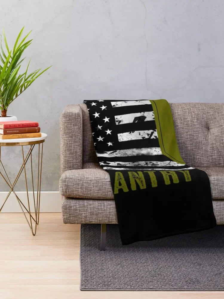 1st Infantry Division (Distressed Flag) Throw Blanket Sofas Kid'S Loose Giant Sofa Blankets