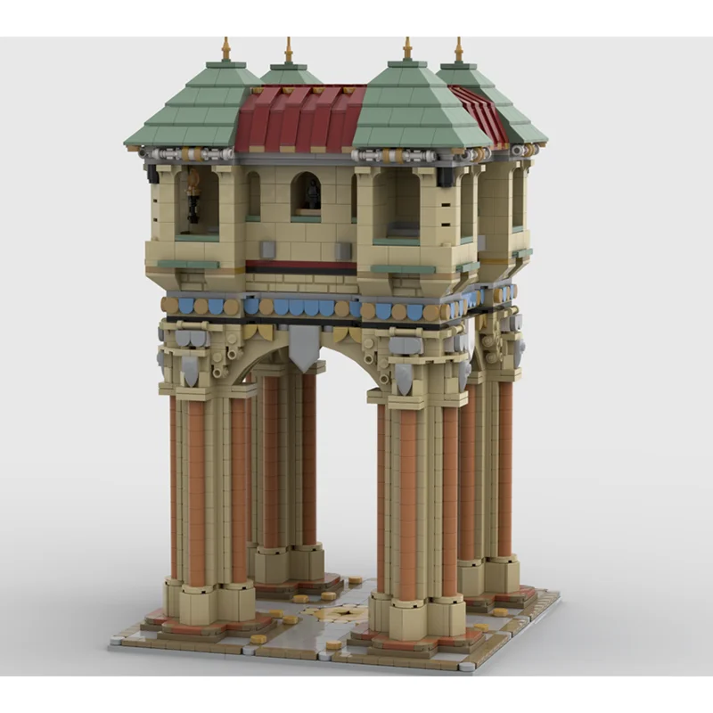 Stadt Street View Moc Bausteine Modulare Klassische Turm Modell Technologie Blöcke Weihnachten DIY Spielzeug Bau Urlaub Geschenke