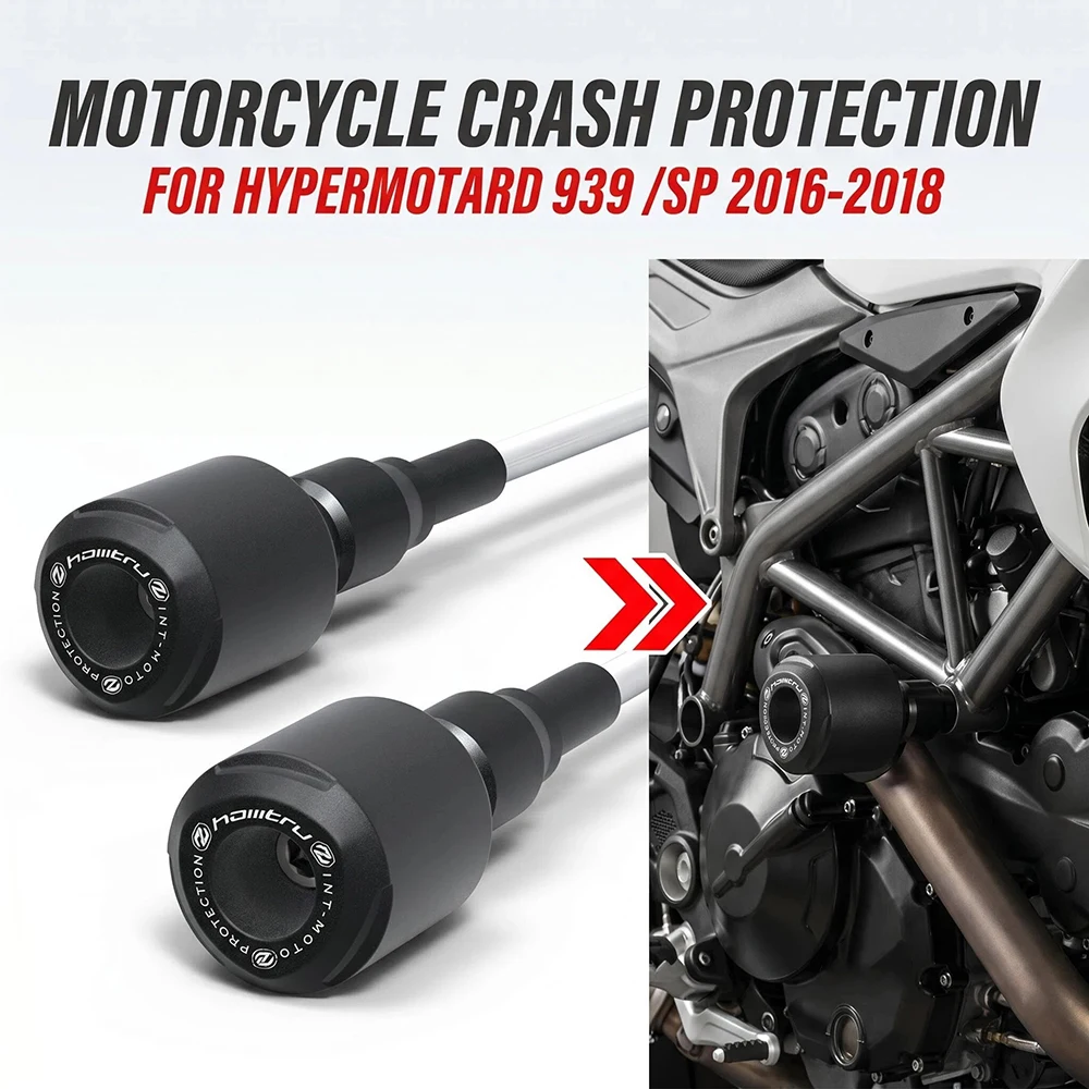 Motorcycle Frame & Fairing Protector Sliders Crash Falling Protection Pad For Ducati Hypermotard 939 SP 2016-2018