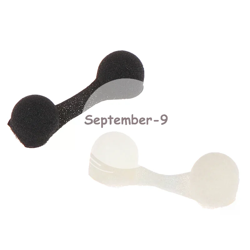 50Pcs Tanning Nasal Plug Spray Nose Filters Sponge Black/White Anti-pollution