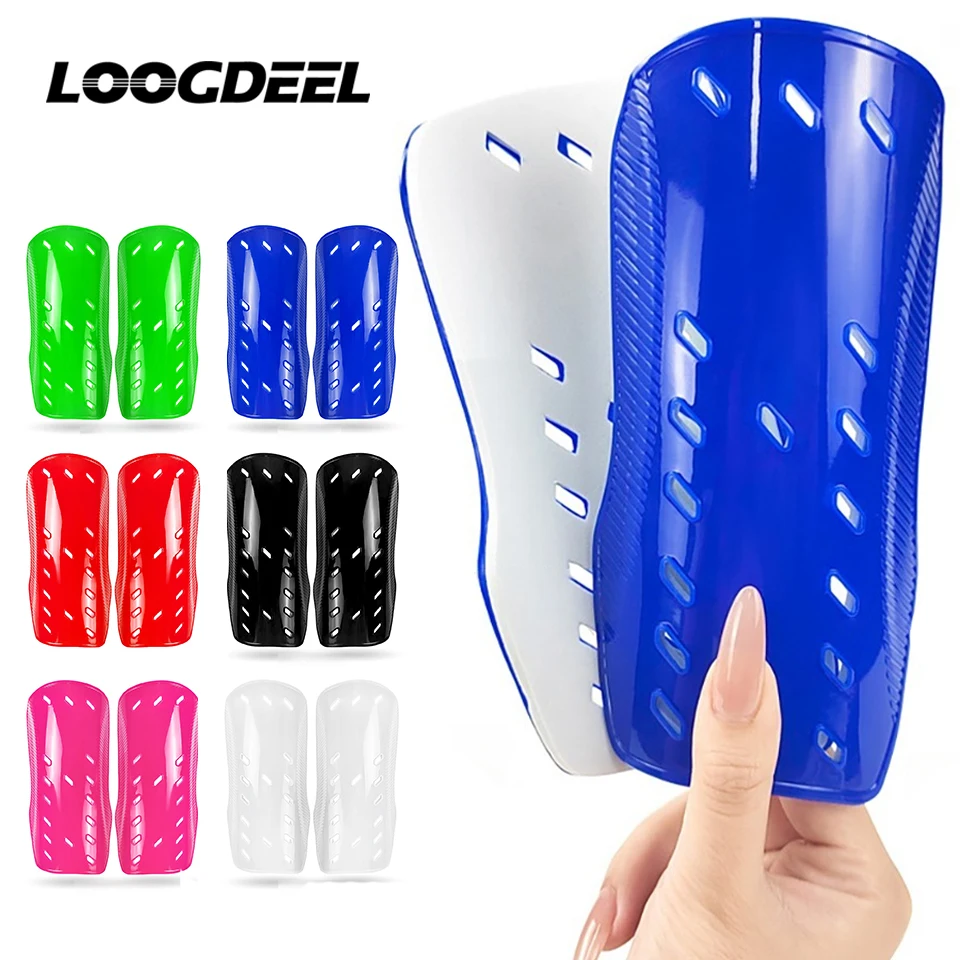 LOOGDEEL 1Pair Leg Protect Board Football Shinguard Adult Children Professional Training Thickened Insertion Soccer Shin Support