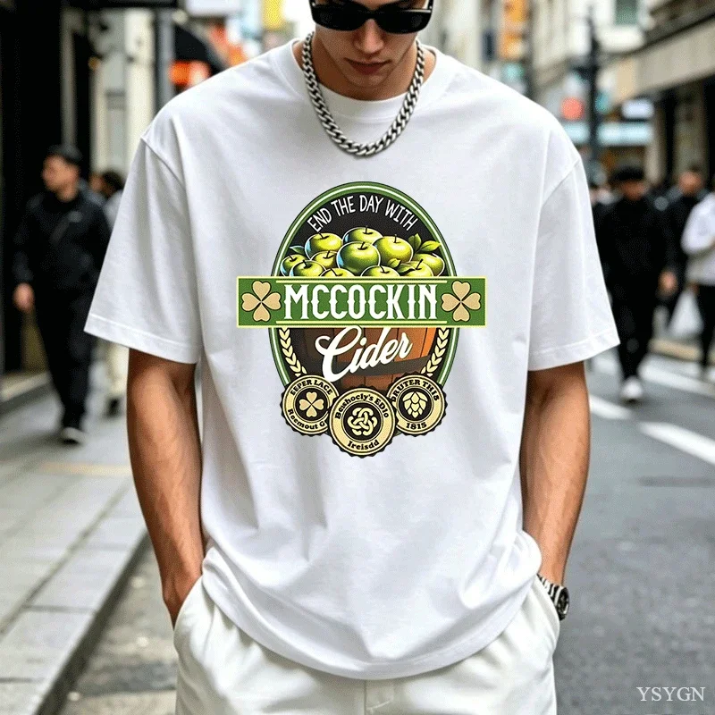 Funny St Patricks Day Saying T-Shirt Men Women Irish Graphic T Shirts Round Neck Short Sleeve Printed T Shirt Unisex Clothes