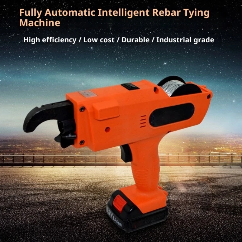ماكينة تجليد القضبان الفولاذية الكهربائية الأوتوماتيكية بالكامل Wiązarka Do Zbrojenia ماكينة ربط حديد التسليح Wiazarka Do Zbrojenia RebarTyingtool