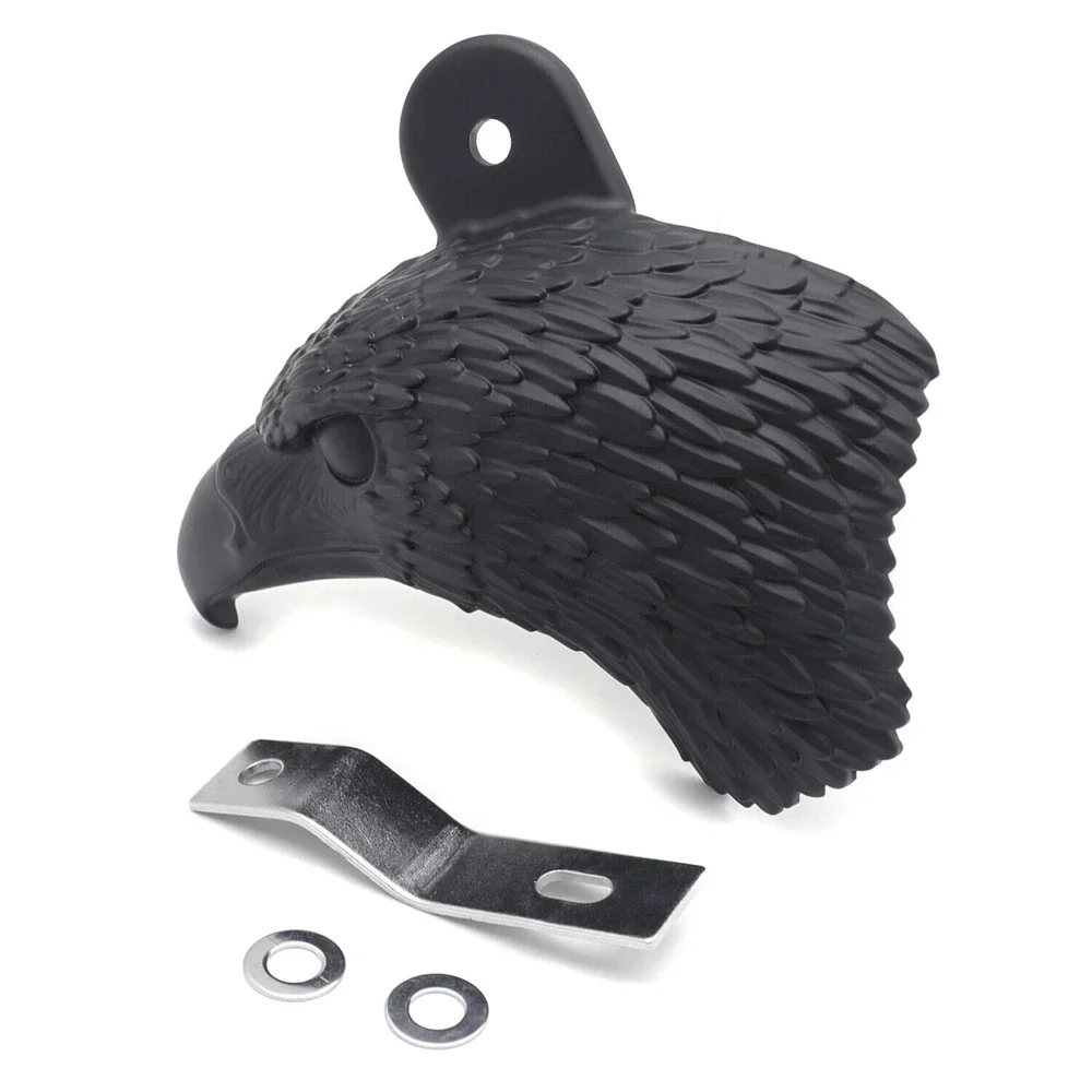 

Motorcycle Eagle Head Horn Cover for 1992-2020 Harley Davidson W/side Mount "cowbell" All V-rod's