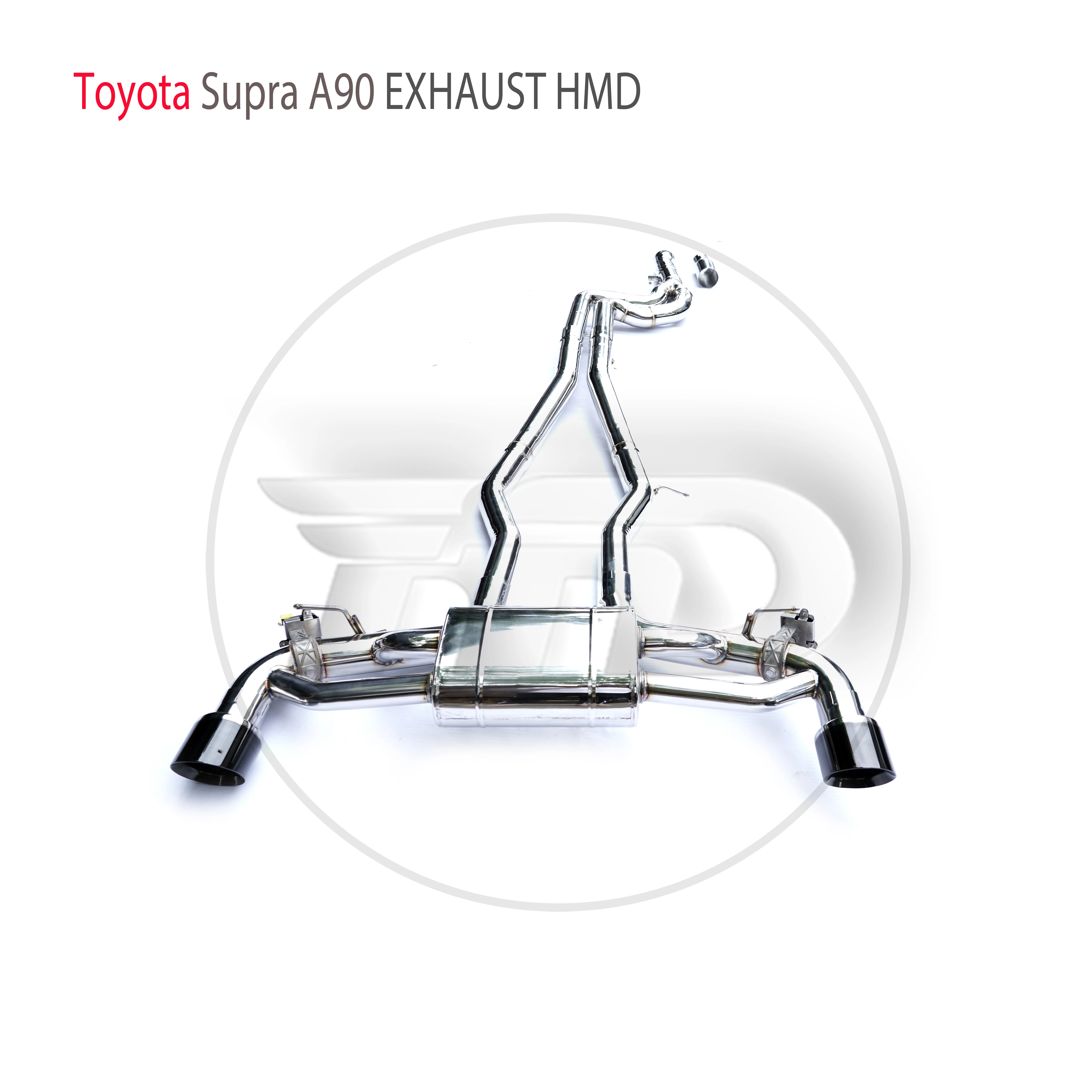 HMD Stainless Steel Exhaust System Performance Catback is Suitable for Toyota Supra A90 Car Valve Muffler