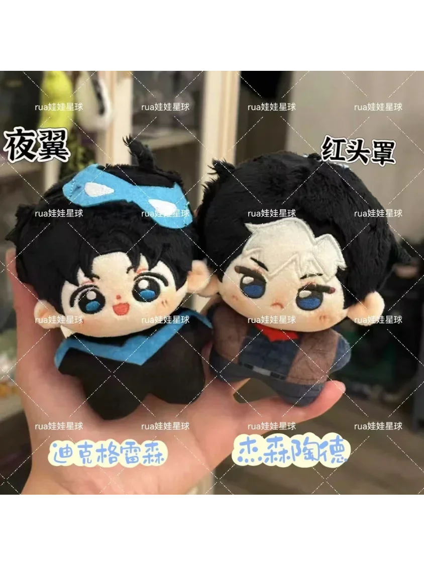 10 Cm Mini Doll Anime Bat Man Star Idol Fans Doll Red Hood Nightwing Dick Grayson Jason Tod Attribute Printed Cotton Doll Gift — 2