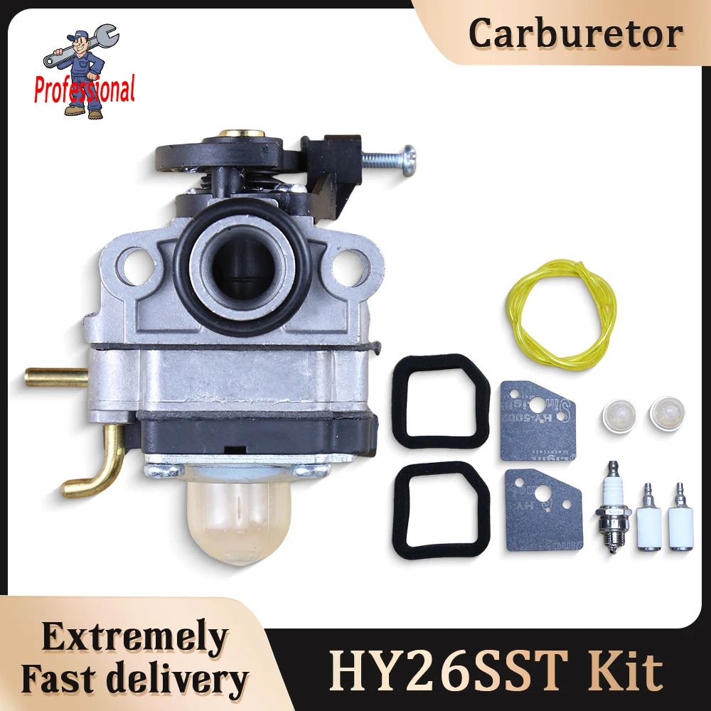 

Replacement Carburetor Kit For Hyper Tough HY26SST HY26SSTVNM 26cc Black Max BM25CSAC BM25SSAC 25cc