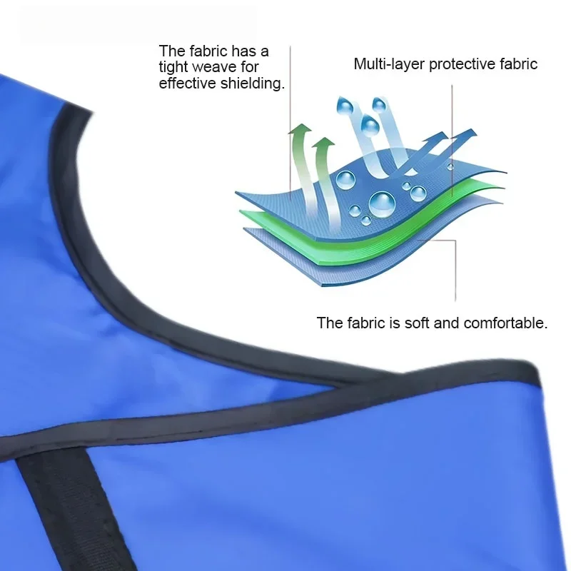 1Pcs Dental Radiation Protective Clothing 0.35Mm X-Ray Radiation Protection Vest Short Lead Apron High-Quality Lead Clothing
