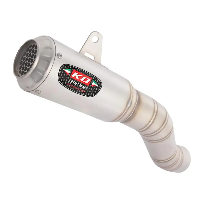 

For Kawasaki ZX6R Ninja ZX6R 2023-2025 Motorcycle Exhaust System Slip On Muffler Tail Pipe Stainless Steel Escape Link Tube