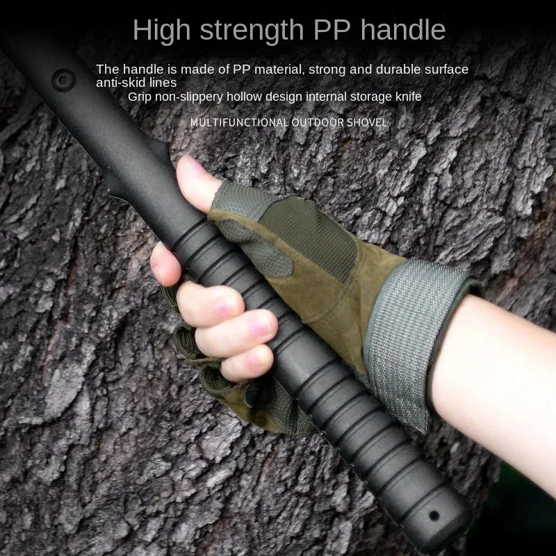 Handle Black Outdoor Tactical Axe, Jungle Logging Axe, Outdoor Camping Self-defense Rescue Axe