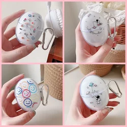 For Huawei FreeBuds 5 Case Clear Shockproof Soft Earphone Case Cartoon Flower Hearphone Accessories Charging Box FreeBuds5 Cover