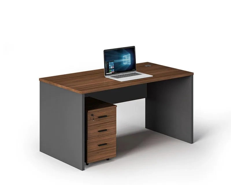Manufacturer Melamine Office Table Furniture Single Study Home Staff Small Computer Desk Table