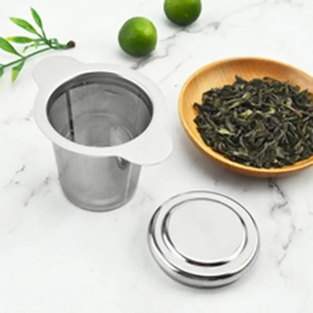 Saringan teh Stainless Steel, saringan daun teh genggam, Stainless Steel, Multi gaya, saringan bumbu Herbal, 1 buah