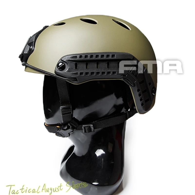 FMA TB1054 Tactical Airsoft Paintball Fast Helmet PJ Helmet Ranger Green Blue Red Snow Camouflage Colours M/L L/XL