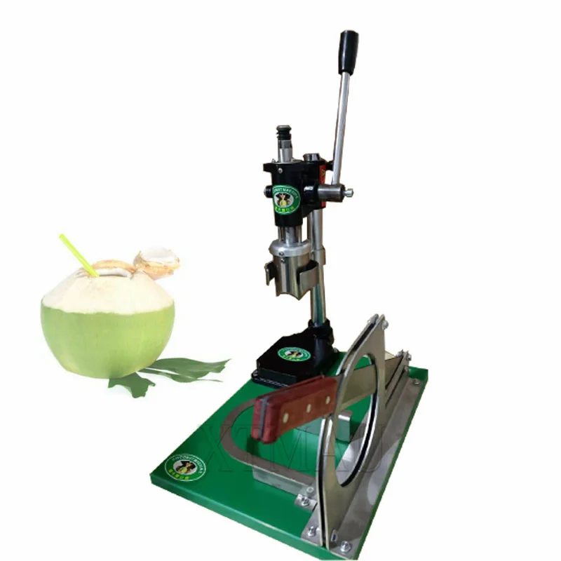 Heavy Duty Coconut Cutter Manual Opening Coconuts Machine Save Effort Coconut Capping Cover Drilling Machine