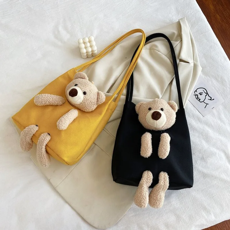 

Canvas bag, women's handbag, shoulder bag, canvas bag, large capacity, trendy canvas bag, shoulder bag, handbag