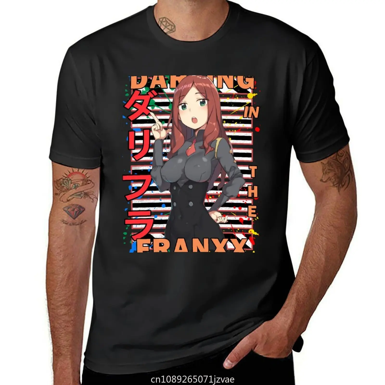 

Nana Code 007 DariFura Urban Anime Design T-Shirt vintage tops Short sleeve tee men