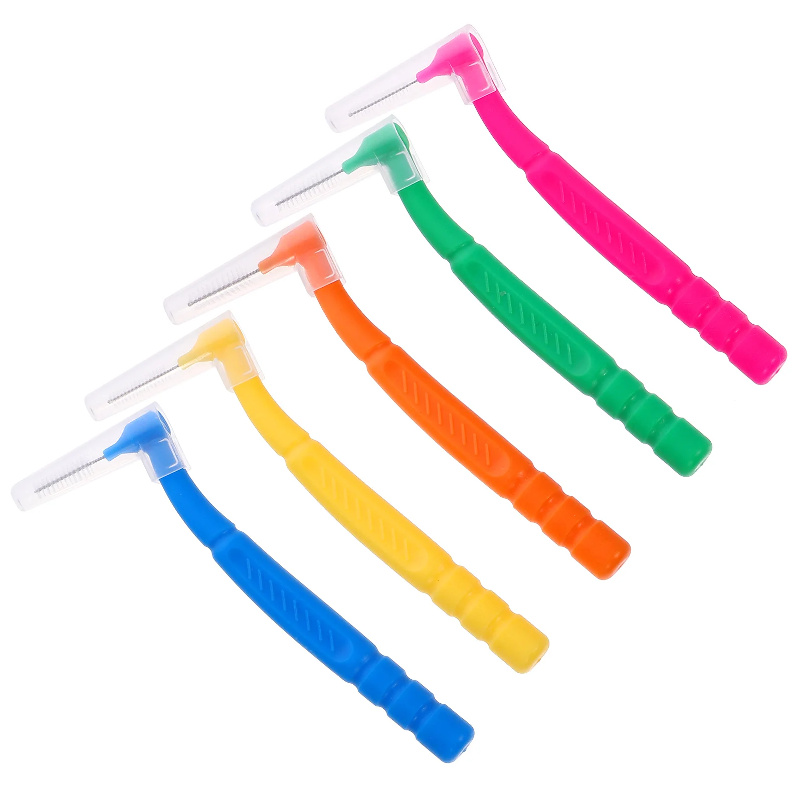 50 Pcs Interdental Brush between Teeth Gum Crevice Floss Head Plastic for Tooth Cleaning Tools