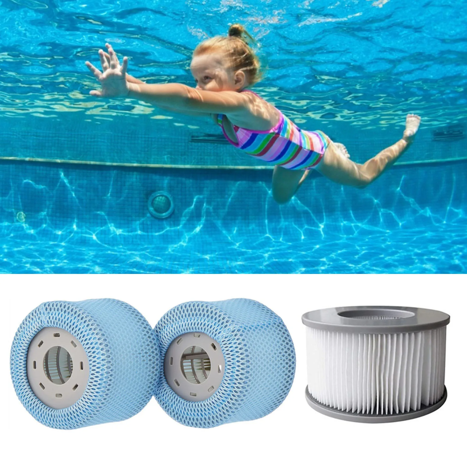 1pcs Filter Protective Net Mesh Cover Strainer Pool Spa Accessories For Mspa Hot Tubs Swimming Accessories New Arrival