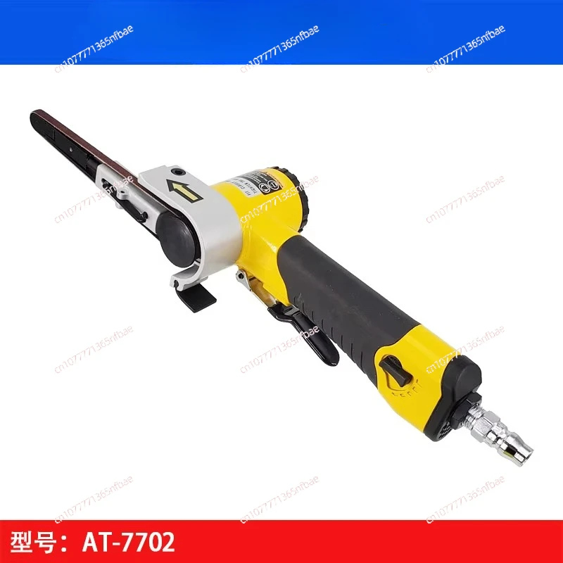 AT-7702 Pneumatic Belt Machine, Grinding Machine, Abrasive Cloth Ring Belt Machine 6 * 330 Handheld Wire Drawing Machine