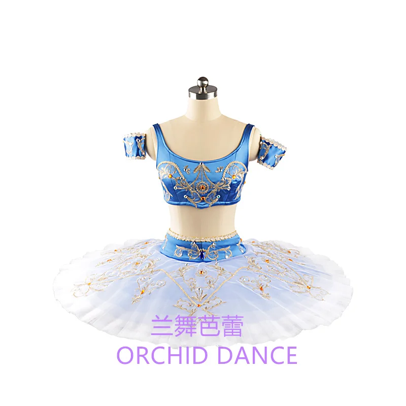 Unique Design Professional High Quality Women Adult Performance Wear Girls Swan Lake Blue Ballet Tutu Costumes