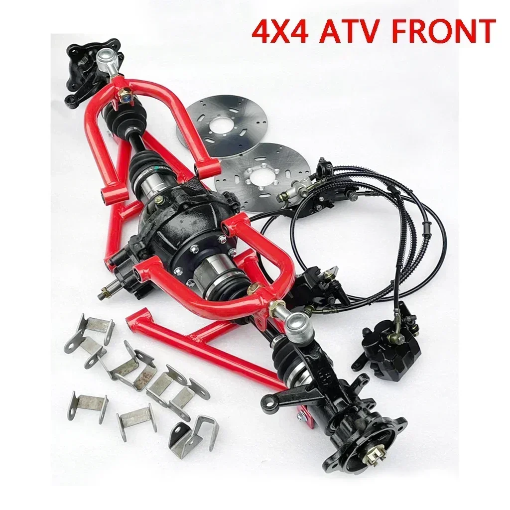

4*4 ATV Quad GO Karting Suspension Swing A Arm Upper / Lower Steering Knuckle Spindle 4 STUD Shock Brake Caliper Wheel Hub Parts