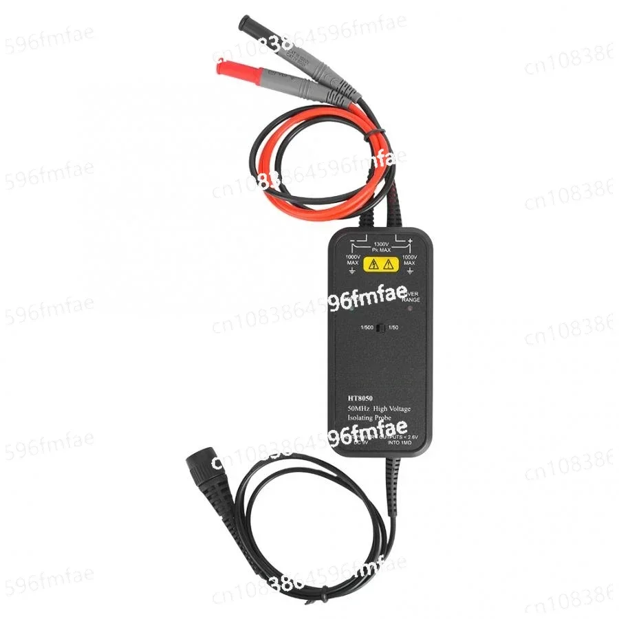 100MHZ oscilloscope HT8050/HT8100 high-voltage differential probe isolation probe LED indicator light matching tool