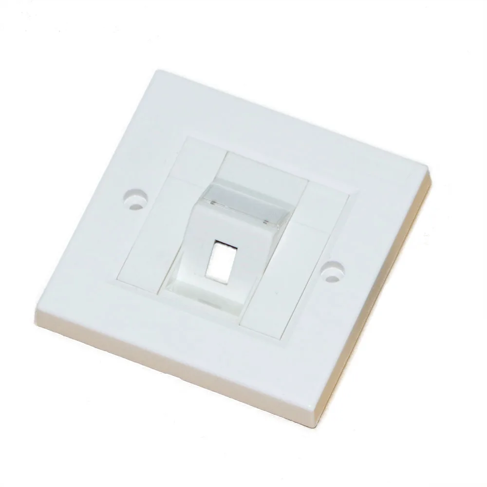 Pelat Dinding Fiber SC/LC/ST Simplex/Duplex Faceplate FTTH Tipe 86 1 Port/2 Port