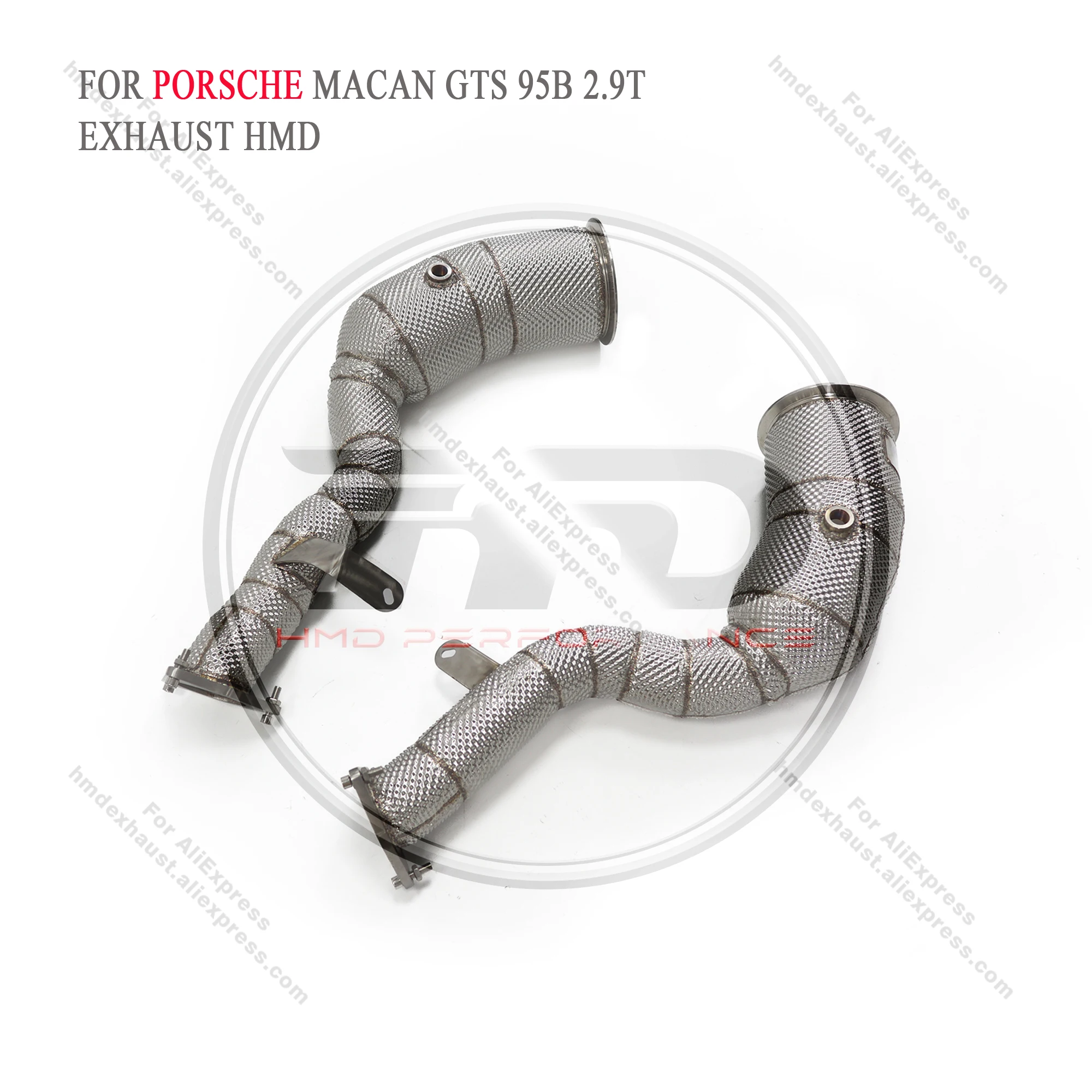 

HMD Exhaust System High Flow Performance Downpipe for Porsche Macan Turbo GTS 2.9T Catalytic Converter Headers