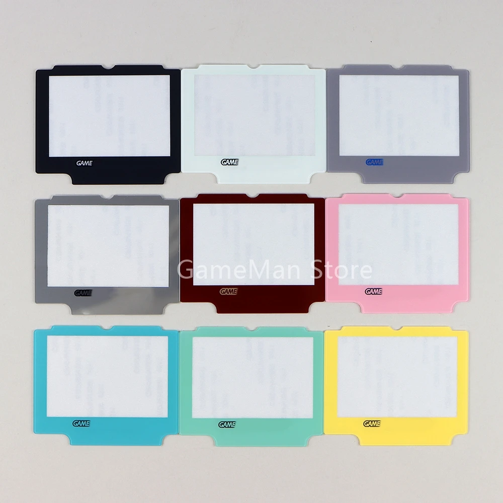 عدسات زجاجية لـ gameboy gba sp ، واقي شاشة lcd ، غطاء لوحة ، قطع غيار ، 1 144