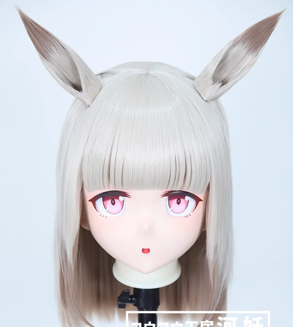 C-4122 Customize Full Head Resin Cartoon Cosplay Japanese Character Anime Role Play Crossdress Kigurumi Mask With Back Shell