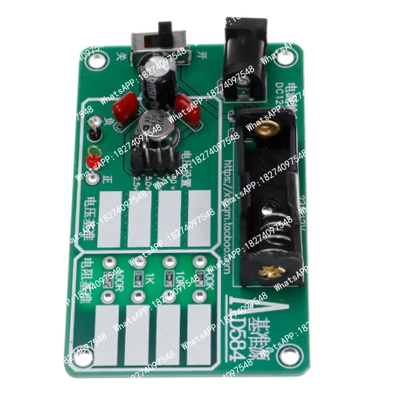 Reference voltage source AD584, voltage reference of 2.5V/5V/7.5V/10V, multimeter voltage calibration