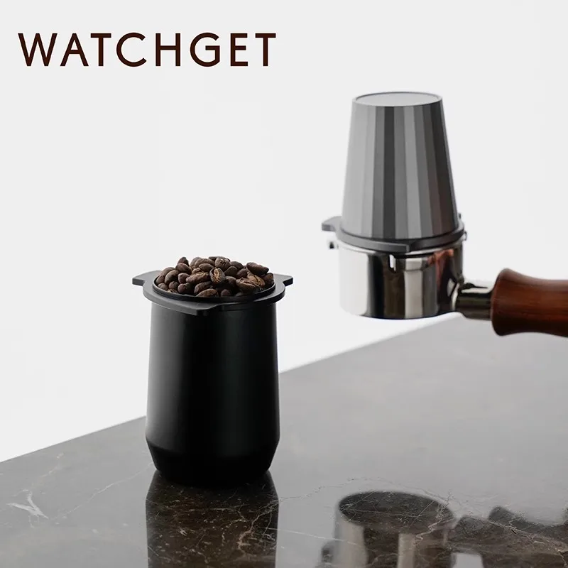 watchget 54mm Dosing Cup Espresso Coffee Dosing Cup Fits 54mm Breville Portafilters Aluminum Espresso Coffee Accessory