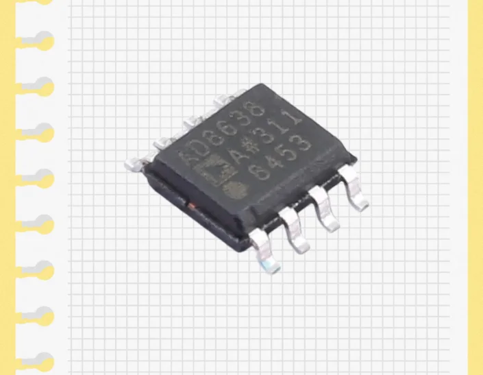 Original genuine AD8638ARZ-REEL7 brand new IC OPAMP ZERO-DRIFT 1 16 V automatic zeroing, rail to rail output operational amplifi