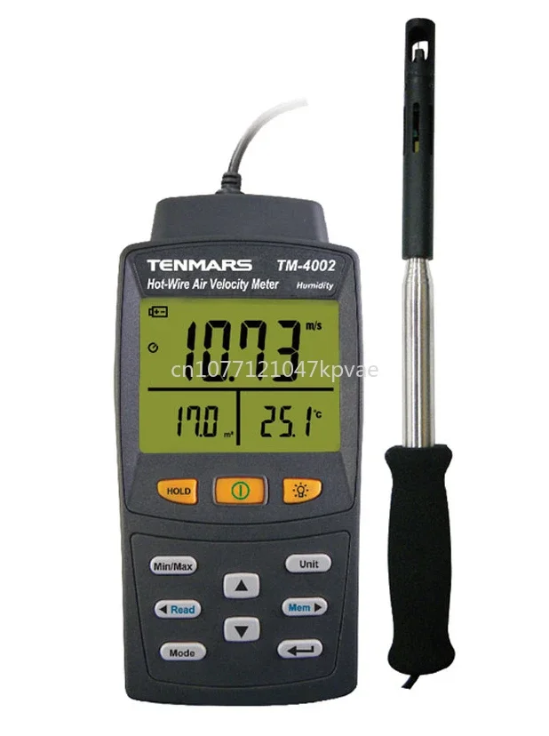 Hot Wire Anemometer Wind Speed Tester Anemometer Tenmars TM-4002 Handheld