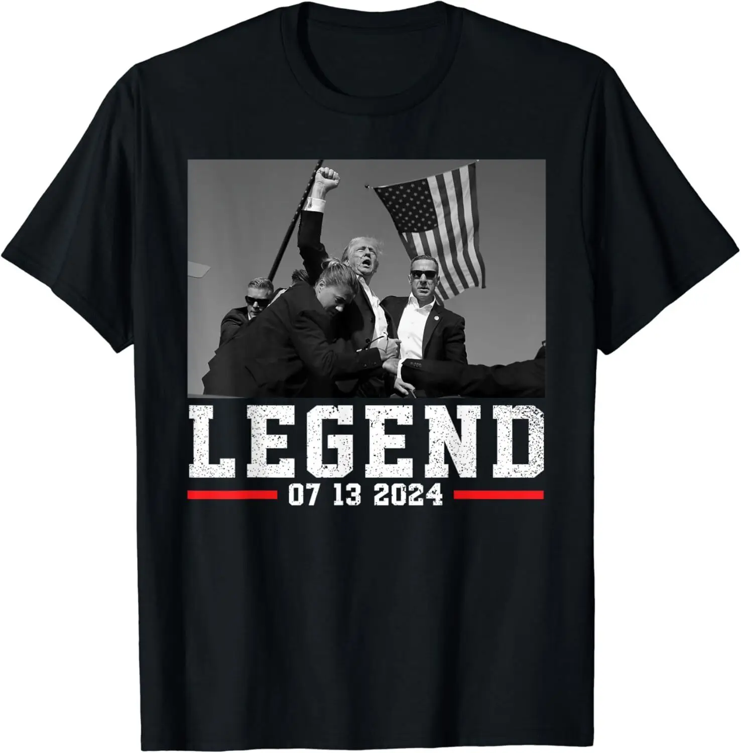 Trump 2024 Shooting President Legend Unisex T-Shirt