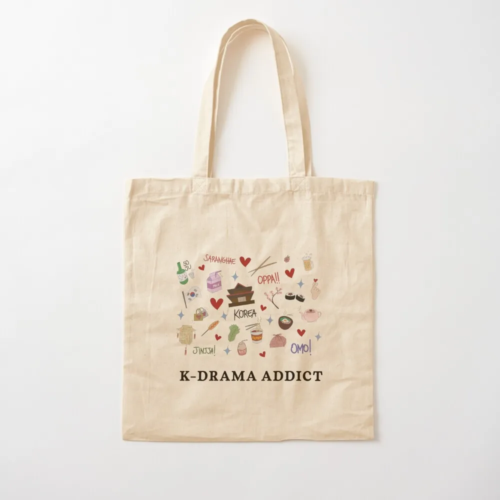 K DRAMA ADDICTED Tote Bag