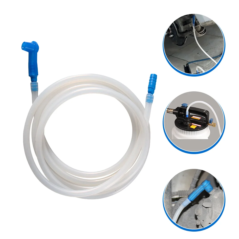 

Stainless Steel Brake Hose Pipe to Bleed Brakes Rubber Vacuum Bleeder Coolant Replacement