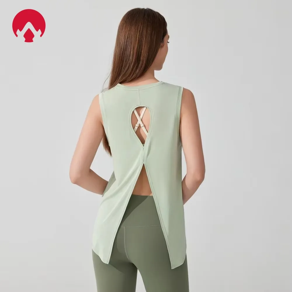 

Women's Sleeveless Workout Tank Top Yoga Shirt Loose Fit Breathable Fitness Tops for Running, Gym Yoga Athletic Cover-Up Apparel