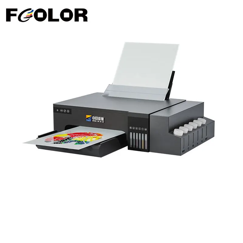 

Fcolor A4 DTF Printer For Epson L8050 A4 DTF Printer Direct to Film T-shirt Printing Machine impresora dtf a4 For Textile