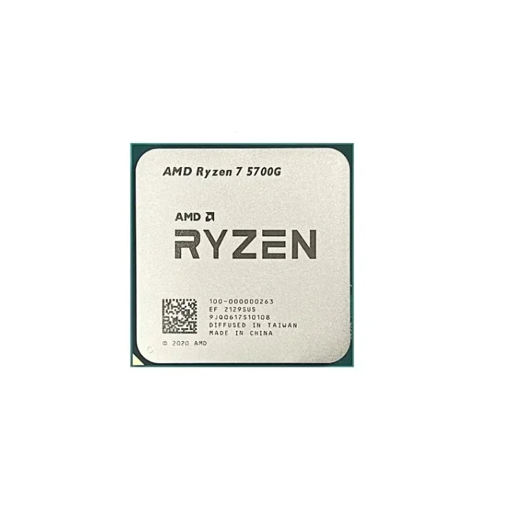 

AMD Ryzen 7 5700G loose chip CPU 8 cores 16 threads 3.8GHz 65W AM4 interface for