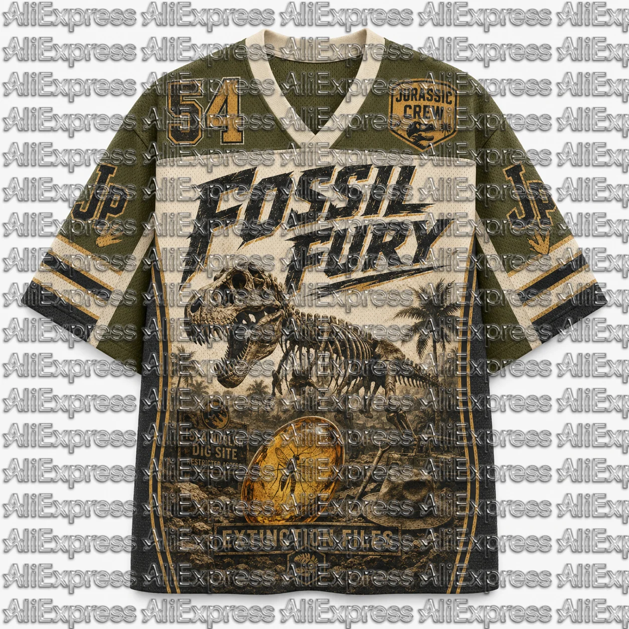 2026 Popular 80s Themed Sports Fashion Short Sleeved V-neck Mesh Streetwear Retro Band Movie Game Fan Gift T-shirt