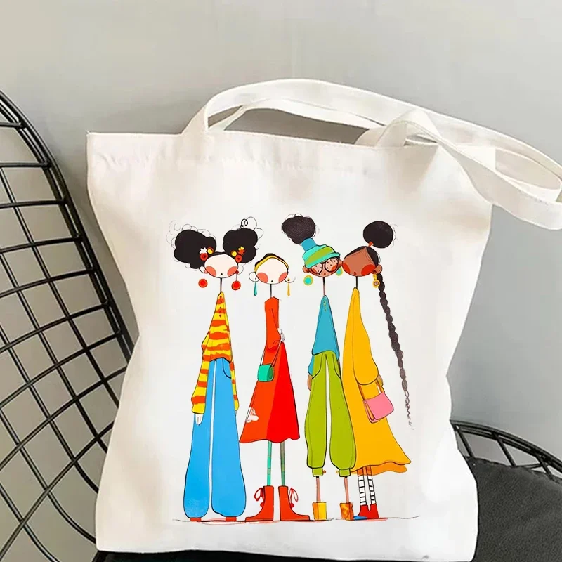 Borsa tote in tela ispirata al migliore amico. Design con citazione dell'amicizia carina. Borsa a tracolla in cotone riutilizzabile per ragazze e donne, uso quotidiano